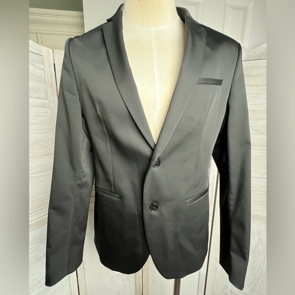 ZARA MAN black suit jacket sz44